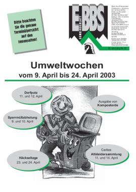 Ebbser Gemeindeblatt 093 2003 03 Umwelt