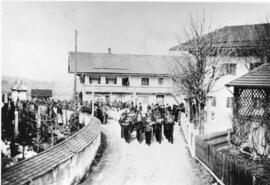 Oberwirt in Ebbs Oberwirtshütte Erstkommunion Einzug Musik 1929