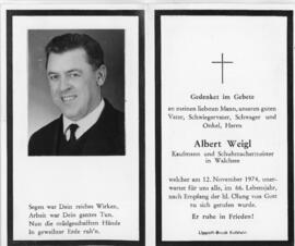Albert Weigl Walchsee 12 11 1974