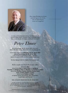 Peter Elmer Uhln Peter 26 01 2021