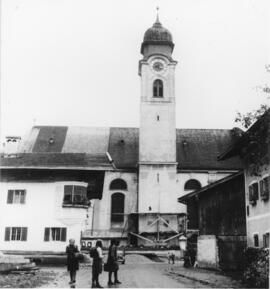 Pfarrkirche Ebbs Kirchturmsanierung 1947