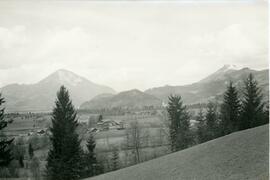 Ebbs Mühltal Schloss Wagrain von Buchberg aus ca 1950