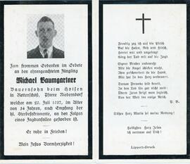 Michael Baumgartner Hoisen 29 07 1937