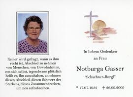 Notburga Gasser SChachner Burgi 26 09 2009