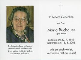 Maria Buchauer geb Anker 15 08 2006