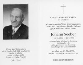 Johann Seeber Schöberl Bürgermeister 153