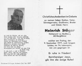 Heinrich Stöger Bergführer 09 09 1977