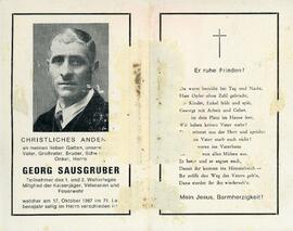 Georg Sausgruber 17 10 1967