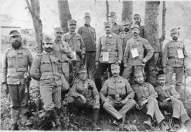 Weltkrieg 1 Gruppenfoto ca 1916