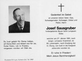 Josef Sausgruber Lengauer 199