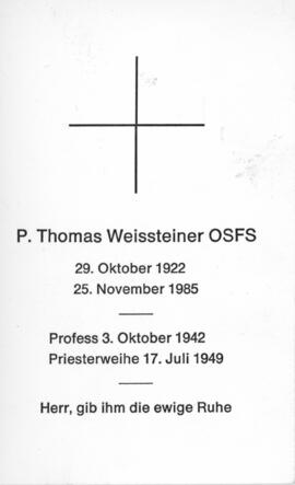 Pater Thomas Weissteiner OSFS geb 29 10 1922 2