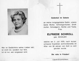 Elfriede Schroll geb Schauer 03 07 1979