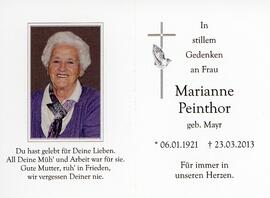 Marianne Peinthor geb Mayr 23 03 2013