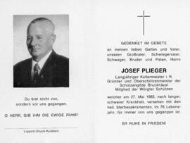 Josef Plieger 27 05 1983