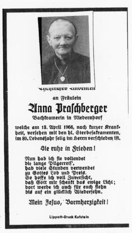 Anna Praschberger Bachkramerin Niederndorf 13 04 1966