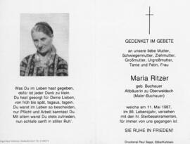 Maria Ritzer Maler Buchauer 258