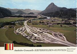 Postkarte Kiefersfelden Autobahngrenzstelle 1975