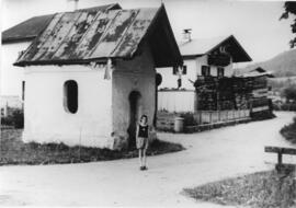 Goglkapelle abgerissen 29 06 1969 Kind Lercher Waltraud Aufnahme um 1960