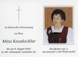Maria Kronbichler Mitzi 08 08 2010