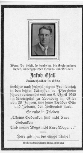 Jakob Gfall 09 04 1943