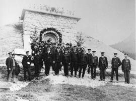 Feuerwehr Ebbs Einweihung Wasserbasin auf der Frei 1927