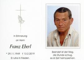 Franz Eberl 13 02 2019