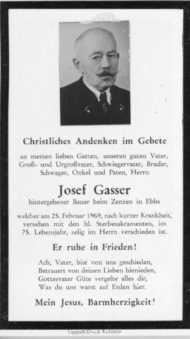 Josef Gasser Zenzen 25 02 1969