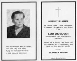 Leni Widmoser 03 01 1980