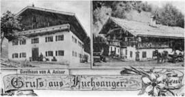 Gasthaus Fuchsanger in Rettenschöss Besitzer A Aniser um 1900