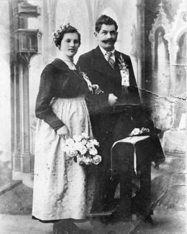 Atzl Margarethe Grafenwirtstochter Hochzeit mit Neuwirt Gfäller Josef 1919