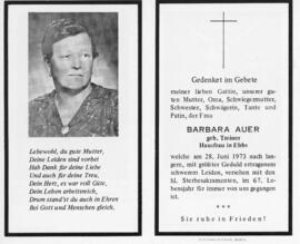 Barbara Auer geb Treiner 28 06 1973