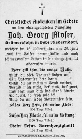 Johann Georg Moser Sebi Krämer 28 07 1908