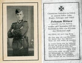 Johann Ritzer Reit 01 09 1943