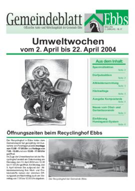 Ebbser Gemeindeblatt 097 2004 03 Umwelt
