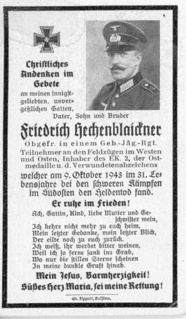 Friedrich Hechenblaickner 09 10 1943