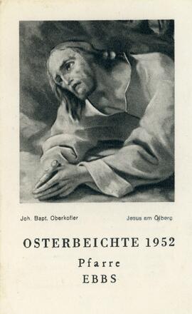 Osterbeichtbild Ebbs 1952