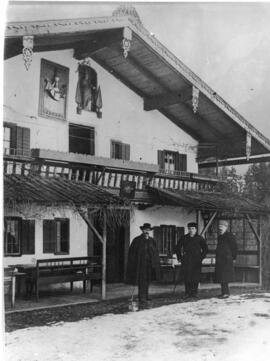 Gasthaus St Nikolaus in Ebbs Buchberg Besitzer Georg Anker ca 1910