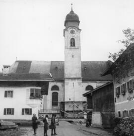 Pfarrkirche Ebbs Erneuerung Glockenturm 1947