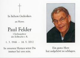 Paul Felder 14 05 2012