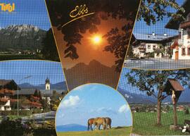 Postkarte Ebbs verschiedene Dorfansichten ca 1992