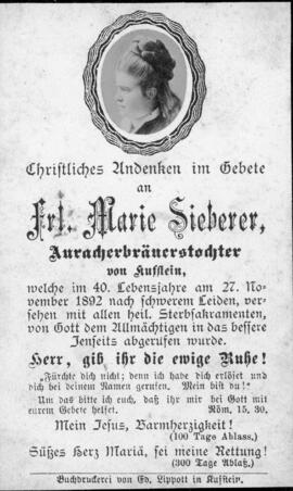 Maria Sieberer Auracher Kufstein 27 11 1892