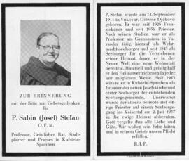 Pater Sabin Josef Stefan 02 07 1957