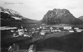 Walchsee vom Kalvarienberg aus Postkarte um 1900