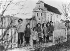 Kinder der Familien Gfall und Zimmermeister Mayr ca 1923
