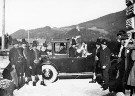 BMK Ebbs Abfahrt nach Budapest zur Emerichfeier Lenker Pichler Hugo Ndf 1930