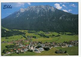 Postkarte Ebbs Flugaufnahme Richtung Kaiser ca 2005