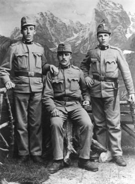 Weltkrieg 1 Standschützen Baumgartner und Uhln Anderl ca 1917