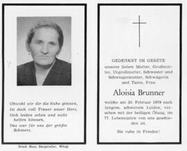 Aloisia Brunner 20 02 1979