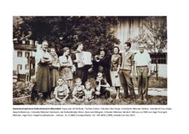 Kolland Kalkschmied Ebbs Oberndorf Nr 98 Familie mit Urlaubsgästen Metzner ca 1960