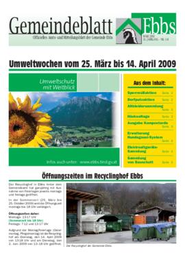 Ebbser Gemeindeblatt 118 2009 03 Umwelt